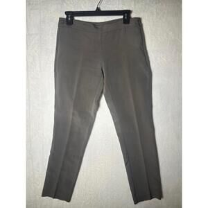 Eileen Fisher Dark Beige Straight Leg Classic Dress Pants Size 4‎